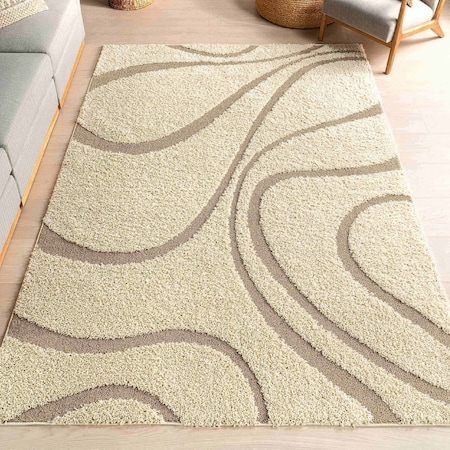 Nuloom Carolyn Modern Shag Area Rug 5ft 3in OZSG08A-53053R